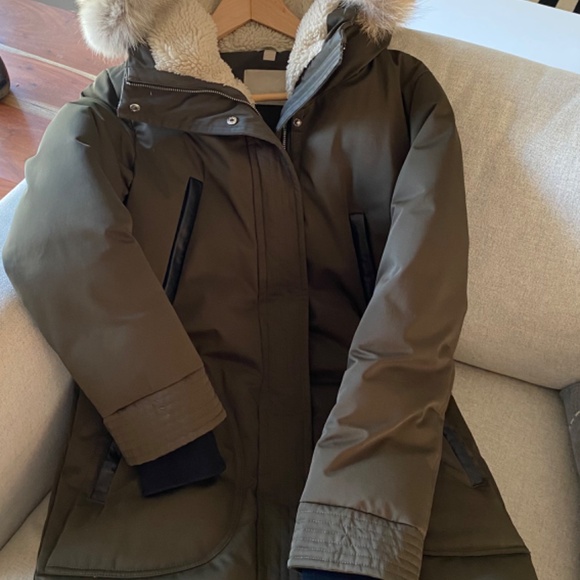 Soia & Kyo Saundra Coat XS - Fur trim - Picture 2 of 4